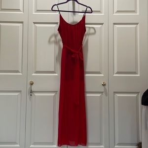 Forever 21 red maxi dress